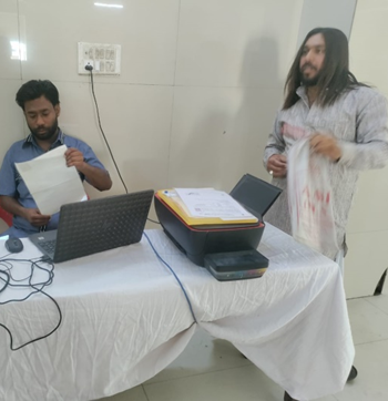 E-Mitra centre providing government services to community members